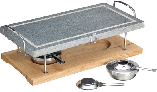 Ploutos® Tafelgrill - Compacte Tafelgrill – Tafelgrill voor Vlees, Vis en Groenten – Grijs - 39cm x 21cm x 2cm
