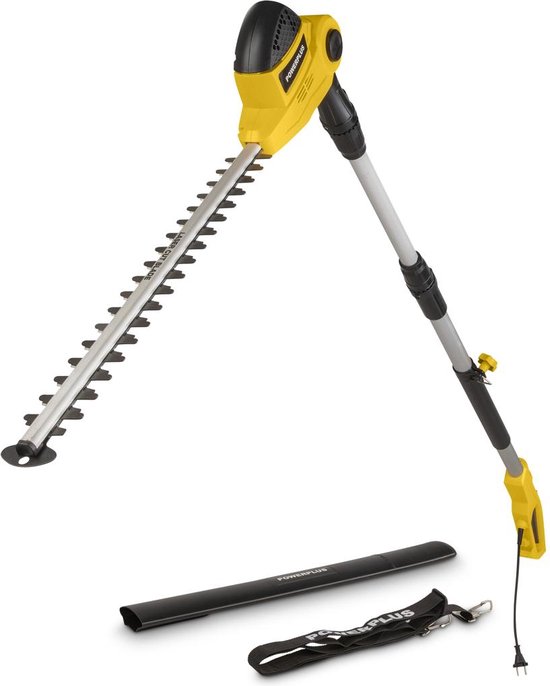 Powerplus - Garden Yellow - POWXG2044 - Geborsteld - Snijlengte haagschaar: 504 mm - Haagschaar - telescopisch 550W 550mm van Powerplus