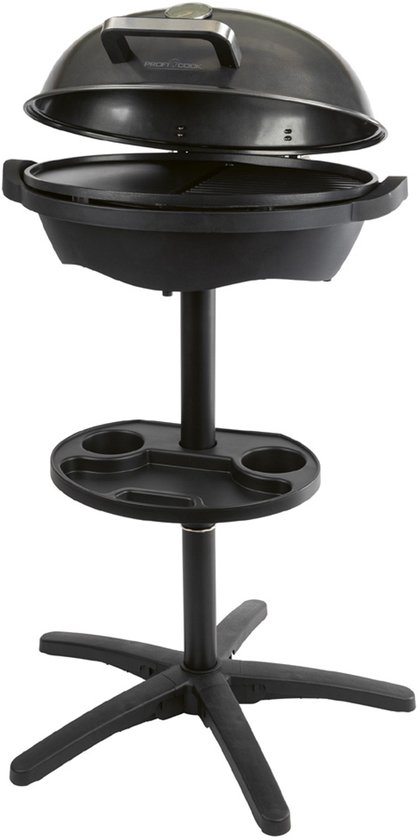 PROFI COOK Elektrische barbecue PC-BQS 1303, zwart van Merkloos