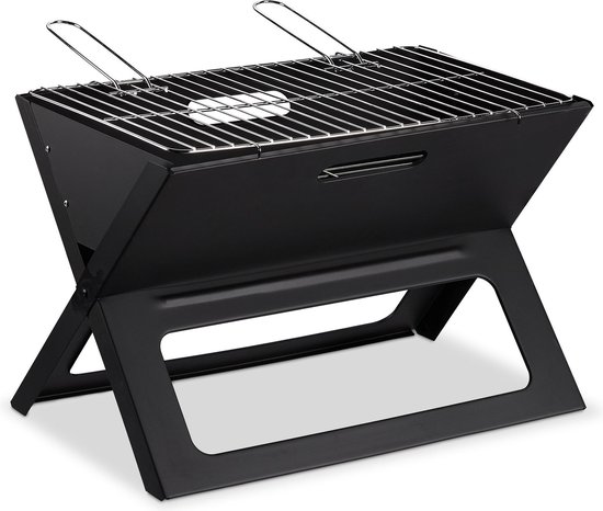 relaxdays Opvouwbare barbecue - inklapbaar - bbq - opvouwbaar - rooster - camping - park van Relaxdays