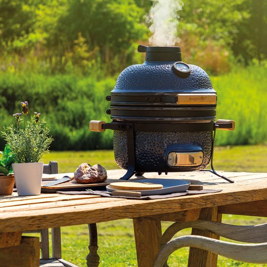 RON Keramische BBQ Medium Steengrijs 40 cm - Grijs van Merkloos