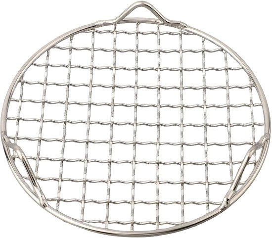 Rond Roestvrijstalen Grillrek 15 Cm Met Stabiele Voeten, Multifunctioneel Barbecue Gaas voor Koken Afkoelen en BBQ Accessoires van Merkloos