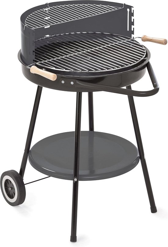 Ronde houtskoolbarbecue, zwart van Weber