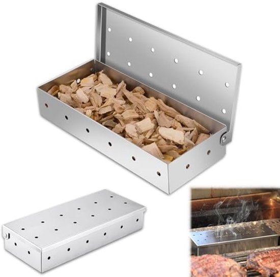 Rookoven voor Houtskoolgrill - Perfect voor Camping Barbecues van Merkloos