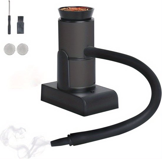 Rookpistool - Smoking Gun - Foodsmoker - Rookapparaat - Rookstolp - Whiskey Smoker - Cocktail smoker - Zwart - Klein van BluMill