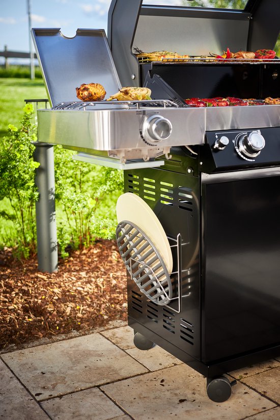 Rösle Barbecue - Barbecue Gas Videro G2-S Vario 30 mbar - Roestvast Staal - Zwart van Rösle
