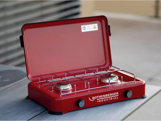 ROTHENBERGER Industrial Duo Campingkocher inkl. Schlauch & Re... van ROTHENBERGER