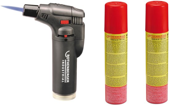 ROTHENBERGER Industriële universele gasbrander incl. 2x Rofill Su... van ROTHENBERGER