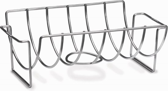 RVS sparerib- en braadstukhouder