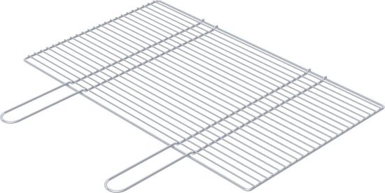 Sarom Fuoco - Barbecue Grill - Verchroomd - 77x45 cm - Extra stevig van Sarom