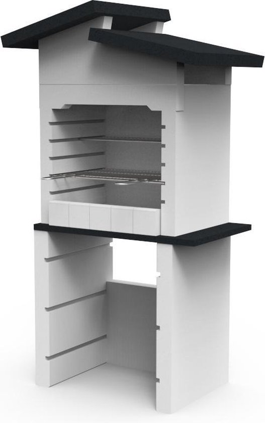 Sarom Fuoco - Betonnen barbecue - Isabella - Houtskool & Hout - 96 x 60 x 167,2 cm van Sarom