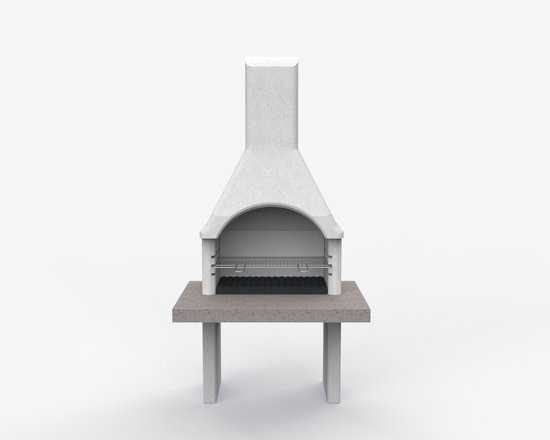 Sarom Fuoco - Betonnen barbecue - PIAVE - 80 x 103 x 198 cm van Sarom