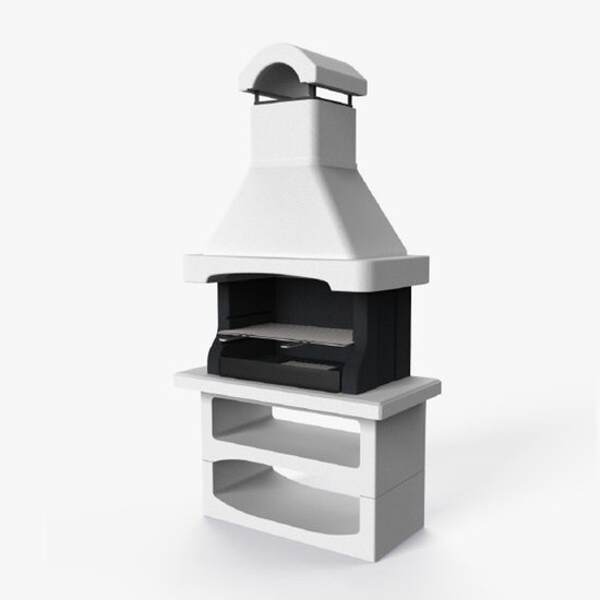 Sarom Fuoco - Betonnen barbecue - Salamanca - 125 x 64 x 241,3 cm van Merkloos