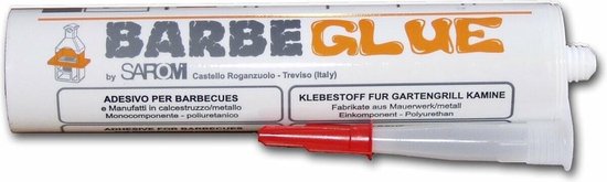 Sarom Fuoco - Hittebestendige Kit - Voor betonnen barbecues - Tube van Sarom Fuoco
