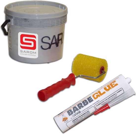 Sarom Fuoco - Montageset - Barbecuelijm - Verf - Verfroller van Saro