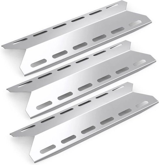 Set van 3 44cm branderdoppen voor Landmann Triton 4- Enders Monroe/Boston 3 en Taino van Merkloos