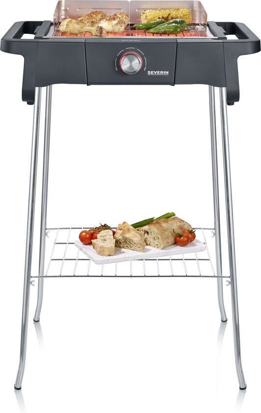 Severin PG 8124 STYLE Evo S Barbecue Grill met statief - eBBQ 2500W - 350gr.in 10min van Severin