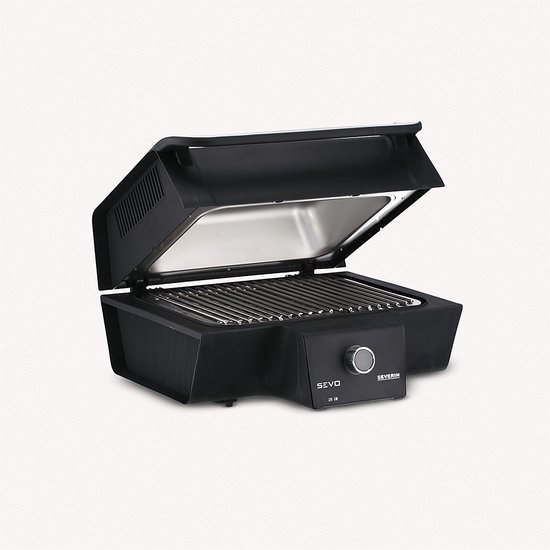 SEVERIN PG 8138 - SEVO SMART CONTROL GT Elektrische barbecue - Grill voor binnen en buiten - 3000 W - 80-500 °C - Direct & Indirecte Zone