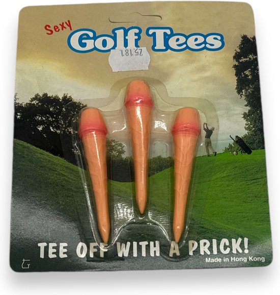 Sexy Penis Golf Tees - Humoristische Golf Accessories van $