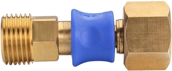 SnelShoppen - Cadac Quick Coupling - Metalen Gas Cartridges - Grill Accessoires - Koperkleur - Barbecue - Veilig en Snel Aansluiten