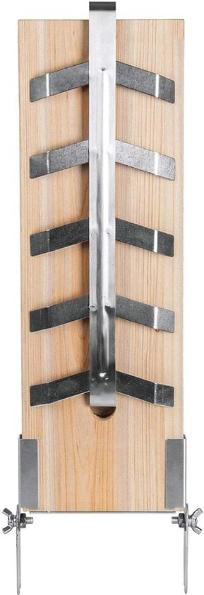 SnelShoppen - Zalm Rookplank Cederhout Vlamzalm BBQ Plank voor Barbecue Vuurschaal Grillen Perfecte Zalm Klemmen Houder Camping Tuin