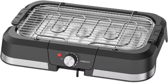 SOKANY Barbecue Machine SK-07054 – 1800W – Elektrische Grill met Thermostaat – Gemakkelijk Schoon te Maken van Sokany