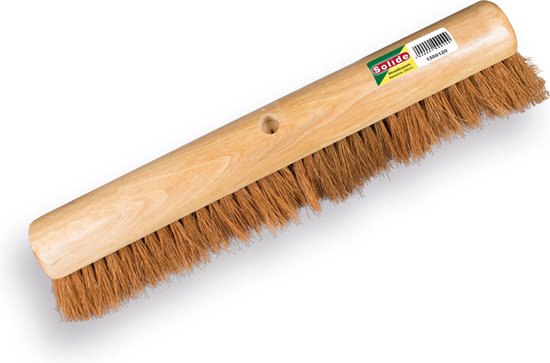 SOLIDE zaalveger of zachte bezem 50 cm Kokos van Solide