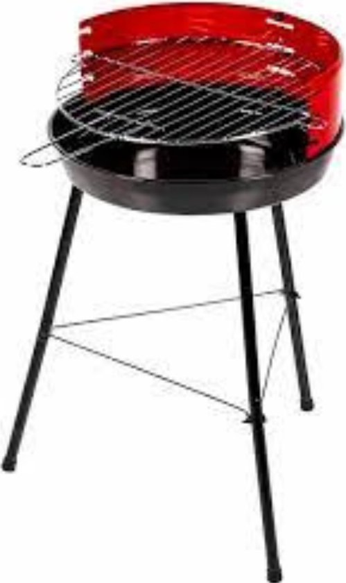 Somagic Beach Grill Houtskoolbarbecue Geschikt voor 8 personen - Compacte Mee neem Formaat van 40 x 50 x 45 cm (Grijs) van Somagic