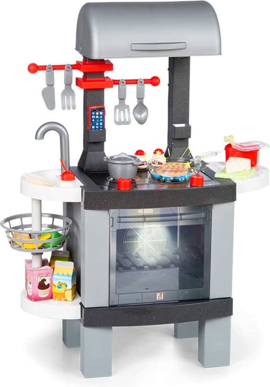 Speelgoedkeuken Pequeño Chef Barbecue Chicos (57 x 18 x 81,5 cm) van Merkloos