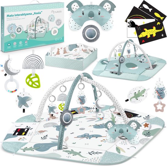 Speelkleed baby - interactief & educatief - 136x136 cm van Playgo