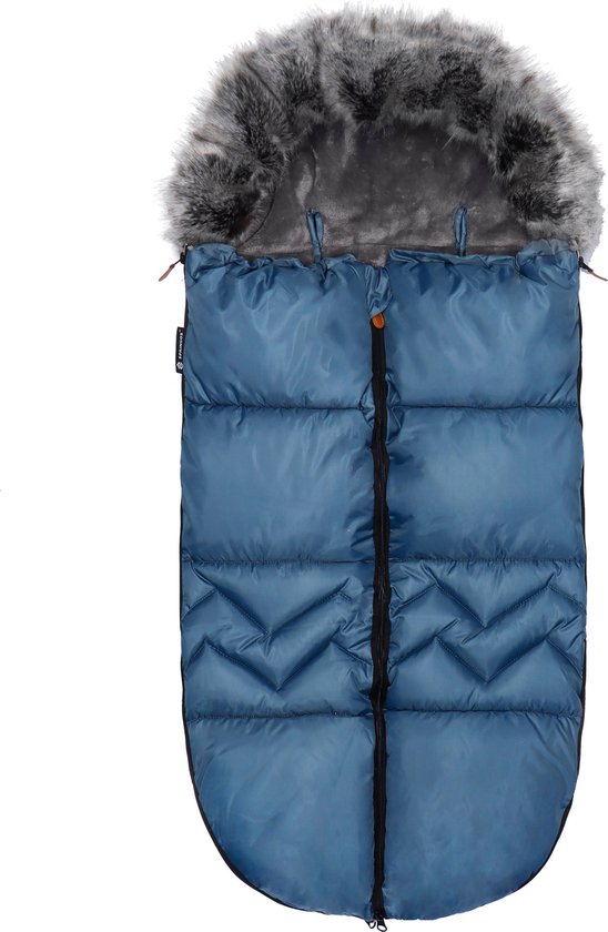 Springos Voetenzak | Voetenzak Buggy | Voetenzak Autostoel | Universeel | 90 cm | Marineblauw van Springos