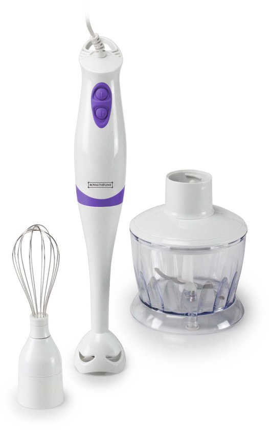 Staafmixer Royalty Line SM-250 Inclusief garde en hakmolen. van Royalty Line