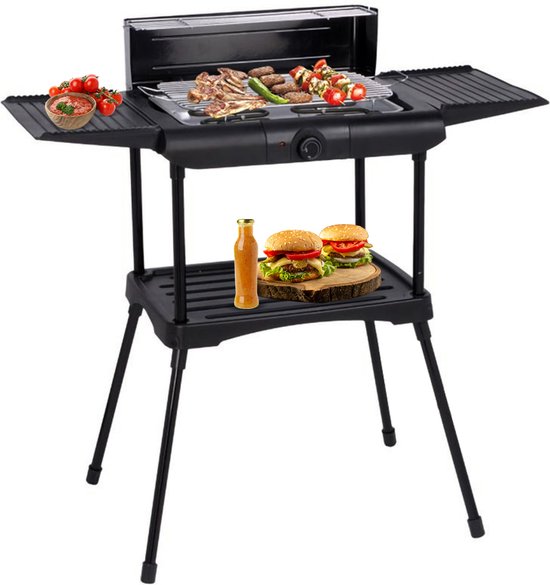 Starie® Luxe Elektrische Barbecue - BBQ - Staand model - Ook voor op de Camping van Starie