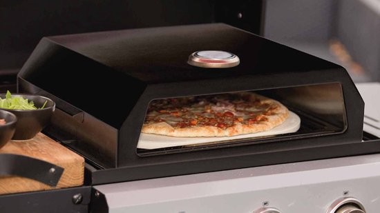 SUMM – Pizzaoven - Ovenbox - Steenoven - Voor op de barbecue - Inclusief pizzaschep van SUMM