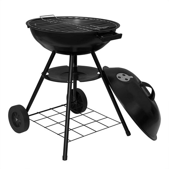 SureDeal® - Houtskool - Grill Grill - Wielen - Barbecue Grill - Zwart