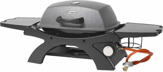 Tafel Gasbarbecue met 1 Brander en 3,2 kW Vermogen - Grilloppervlak 47 x 35 cm van Merkloos