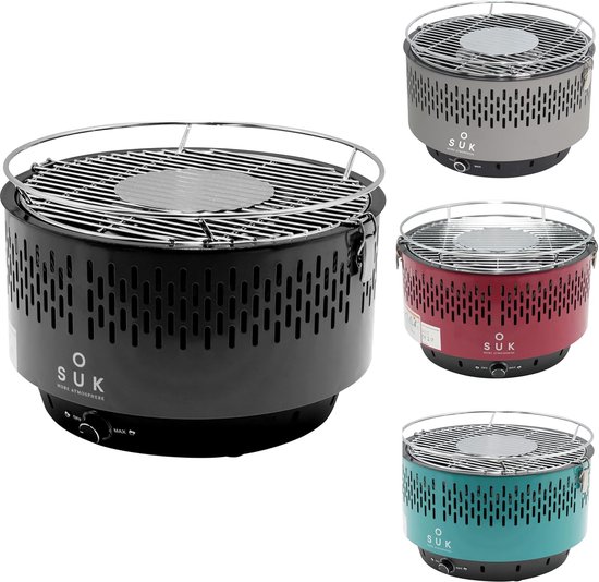 Tafelgrill met Actieve Ventilatie - Houtskool Grill voor Camping en Buiten van LotusGrill