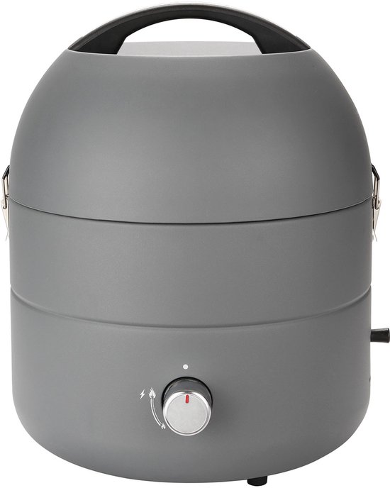 TAINO Grill-to-Go - draagbare gasgrill campinggrill grijs