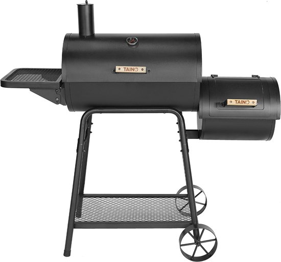 TAINO KAMAYO Smoker Rookoven Standgrill Houtskoolgrill Kleine BBQ Grillwagen