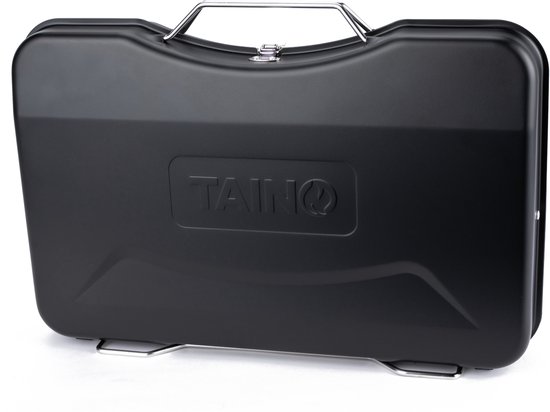 TAINO MOX koffergrill - houtskoolgrill BBQ campinggrill koffer zwart compact van TAINO