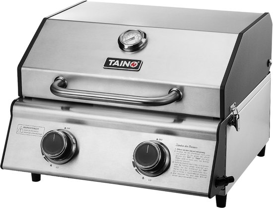 TAINO PLATINUM COMPACT 2.0S - tafelgrill compacte grill roestvrij staal van TAINO