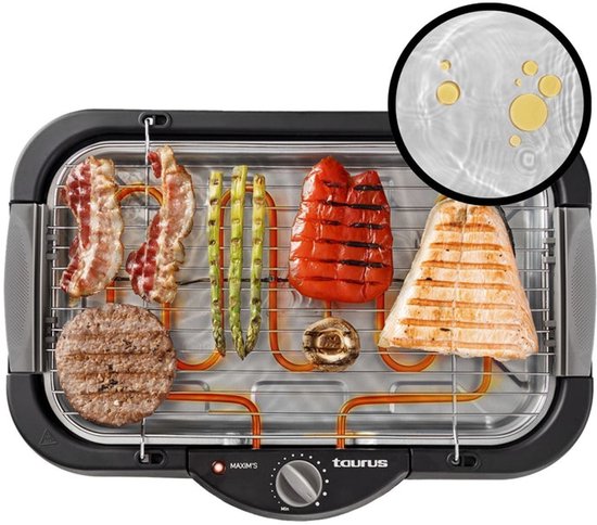 Taurus MAXIM´S, 2400 W, Barbecue, Electrisch, Binnen, Buiten, 1 zone(s), Tafelblad van Merkloos