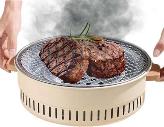 TD OutdoorLine - Camping Grill - Draagbaar - 3-in-1 Functie - Houtskool of Hout van TD OutdoorLine