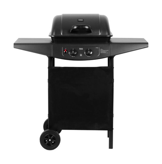 Teesa TSA0080 - Gasbarbecue BBQ 2000 met twee branders en onderstel van Teesa