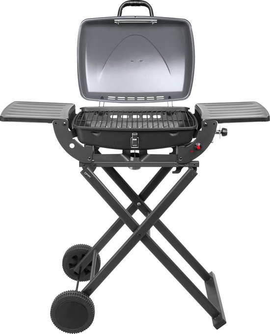 Teesa TSA0150 - Draagbare gasbarbecue BBQ 1000 met onderstel