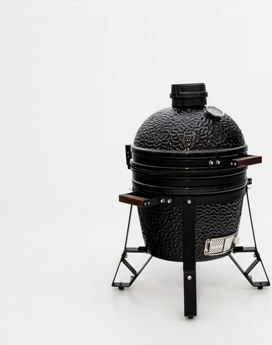 THE BASTARD Compact kamado - BBQ - rooster diam 33 cm van The Bastard