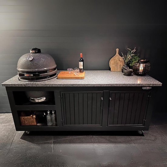 The Big Chef Graniet – Black- type 2- Uitsparing Links van Merkloos