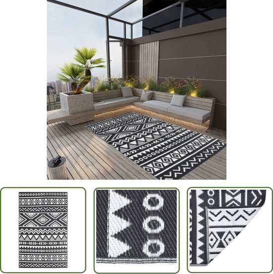 The Living Store Tuintapijt - 120 x 180 cm - Zacht en stijlvol van T