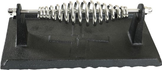 The Windmill Bacon Pers 20 X10 Cm Gietijzer/rvs 1,1 Kg Zwart van The Windmill