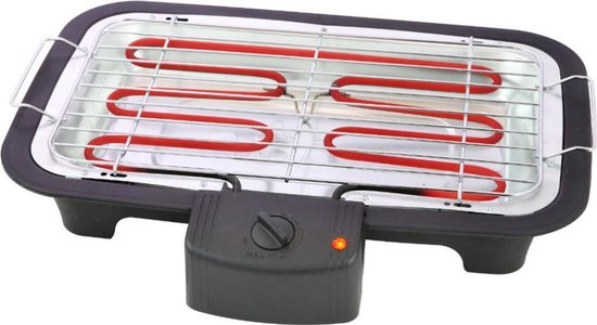 Tristar BQ-2813 Elektrische Barbecue - Tafel BBQ - Grillrooster 38 x 22 cm - Zwart van Tristar